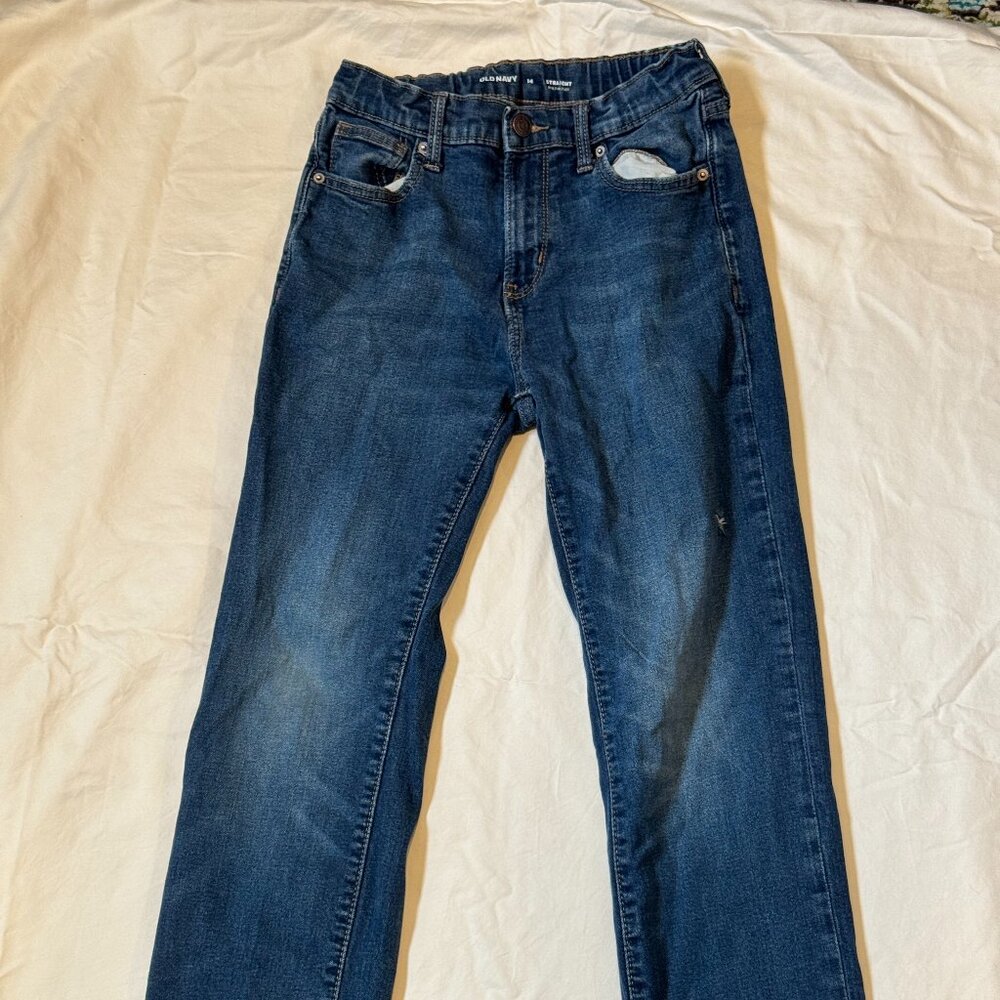Boys Old Navy Denim Straight leg Flex jeans Size 14